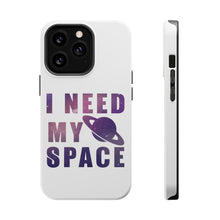DistinctInk ToughCase for Apple iPhone, Compatible with MagSafe Charging - I Need My Space - Astronomy