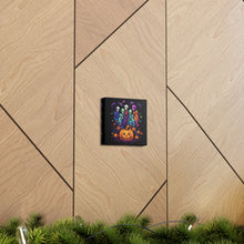 DistinctInk Canvas Wall Art with "Mindful Connections" for Halloween LGBTQ+ Pride