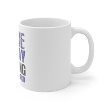 DistinctInk Glossy White Coffee / Tea Mug - Sore Today Strong Tomorrow