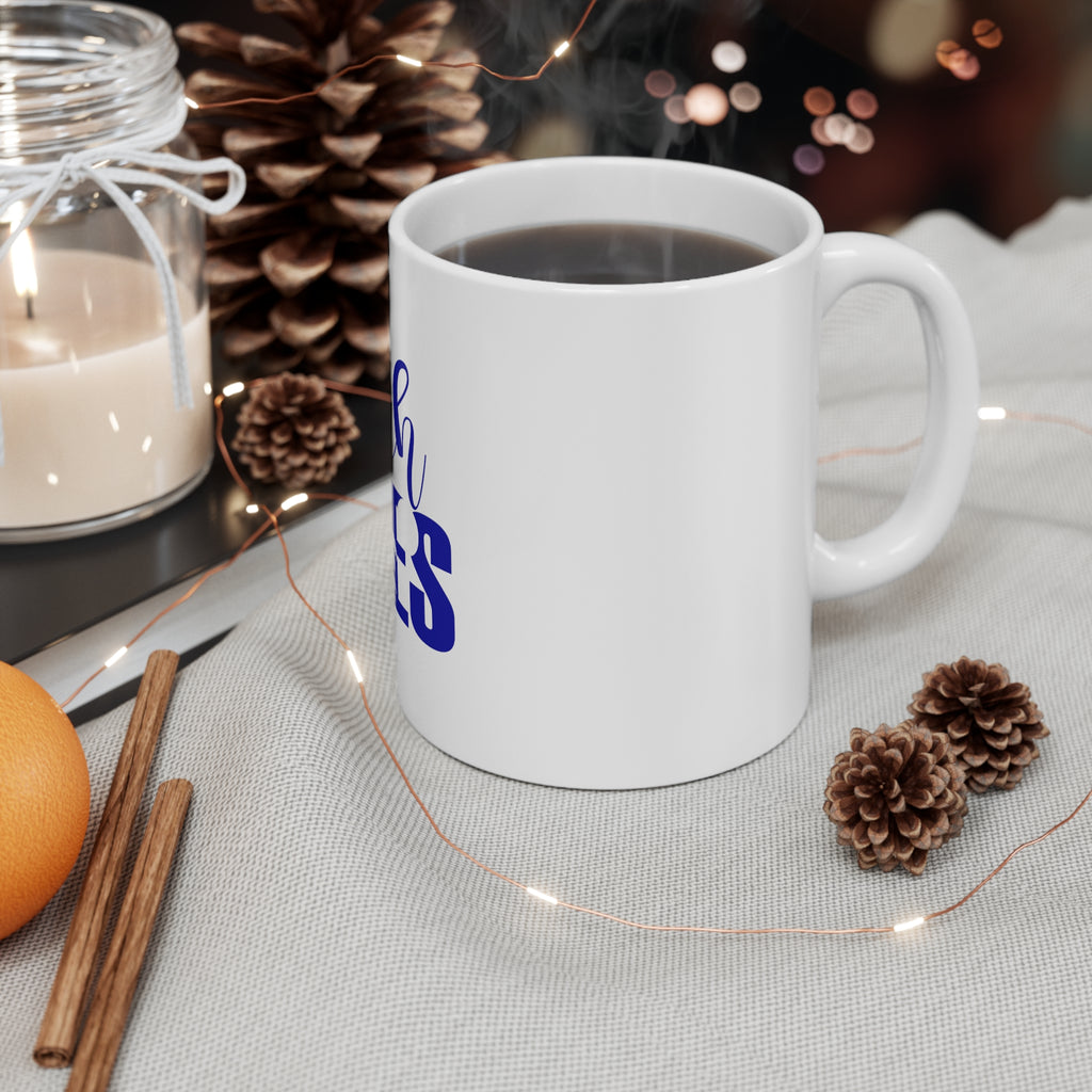 Glossy White Coffee / Tea Mug - Beach Vibes, view 4