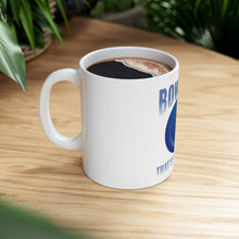 DistinctInk Glossy White Coffee / Tea Mug - Bowling That's How I Roll