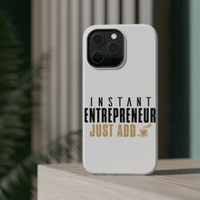 DistinctInk ToughCase for Apple iPhone, Compatible with MagSafe Charging - Instant Entrepreneur Just Add Coffee