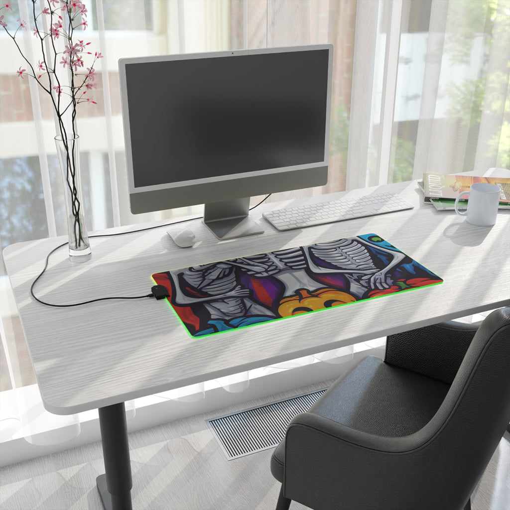LED Gaming Mouse Pad with Exploring Inner Knowledge Design for Halloween LGBTQ+ Pride, view 19