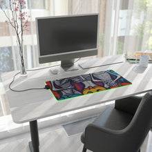 DistinctInk LED Gaming Mouse Pad with Exploring Inner Knowledge Design for Halloween  LGBTQ+ Pride