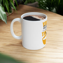 DistinctInk Glossy White Coffee / Tea Mug - You Only Lick Once - Lick the Bowl - Baking