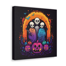 DistinctInk Canvas Wall Art with The Paths We Choose for Halloween LGBTQ+ Pride