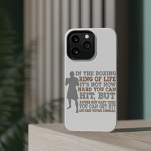 DistinctInk ToughCase for Apple iPhone, Compatible with MagSafe Charging - Boxing Life How Many Times You Keep Moving