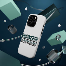 DistinctInk ToughCase for Apple iPhone, Compatible with MagSafe Charging - Engineers Design What You Use Everyday