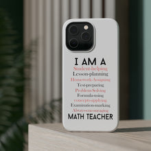 DistinctInk ToughCase for Apple iPhone, Compatible with MagSafe Charging - Teacher Student Helping Homework Encourage