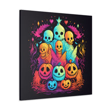 DistinctInk Canvas Wall Art with The Joy of Connecting for Halloween LGBTQ+ Pride