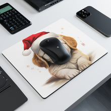 DistinctInk Mouse Pad - 1/4" Foam Rubber - Great Pyrenee Puppy Drawing