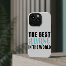 DistinctInk ToughCase for Apple iPhone, Compatible with MagSafe Charging - The Best Nurse In The World