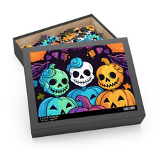 DistinctInk Jigsaw Puzzle with Creating Lasting Memories Design for Halloween  LGBTQ+ Pride