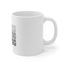 DistinctInk Glossy White Coffee / Tea Mug - Eat Big Lift Big Get Big
