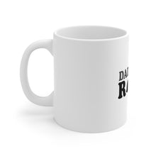 DistinctInk Glossy White Coffee / Tea Mug - Dad Jokes Rock