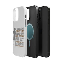 DistinctInk ToughCase for Apple iPhone, Compatible with MagSafe Charging - Boxing Life How Many Times You Keep Moving