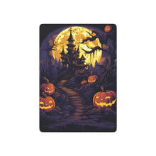 DistinctInk Playing / Poker Cards with Ghostly Ghouls in the Graveyard Design for Halloween