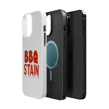 DistinctInk ToughCase for Apple iPhone, Compatible with MagSafe Charging - BBQ Stain Barbecue