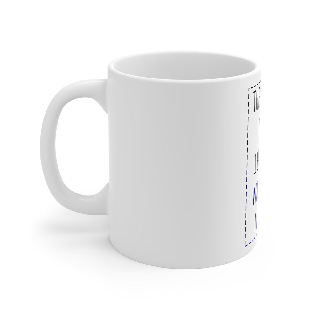 Glossy White Coffee / Tea Mug - The Hardest Thing I Ever Did Was Being Normal, view 2