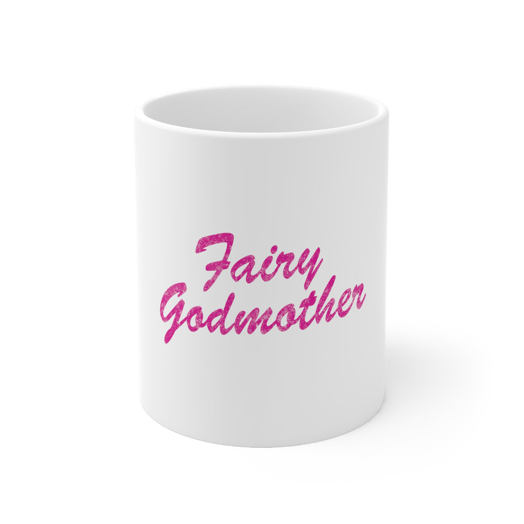 Glossy White Coffee / Tea Mug - Fairy Godmother