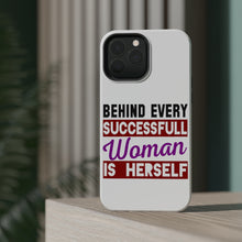 DistinctInk ToughCase for Apple iPhone, Compatible with MagSafe Charging - Behind Every Successful Woman is Herself
