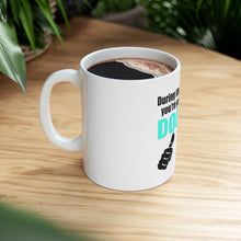 DistinctInk Glossy White Coffee / Tea Mug - During the Apocalypse Gonna Need a Doctor