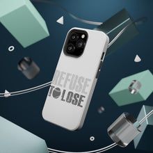 DistinctInk ToughCase for Apple iPhone, Compatible with MagSafe Charging - Refuse to Lose Baseball