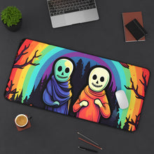 DistinctInk Desk Mat with Living Life to the Fullest Design for Halloween  LGBTQ+ Pride