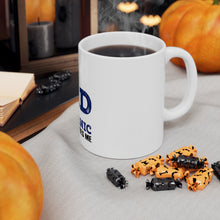 DistinctInk Glossy White Coffee / Tea Mug - Dad and Mechanic - Nothing Scares Me