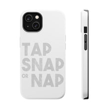 DistinctInk ToughCase for Apple iPhone, Compatible with MagSafe Charging - Tap Snap or Nap
