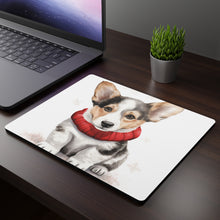 DistinctInk Mouse Pad - 1/4" Foam Rubber - Cardigan Welsh Corgi Puppy Drawing