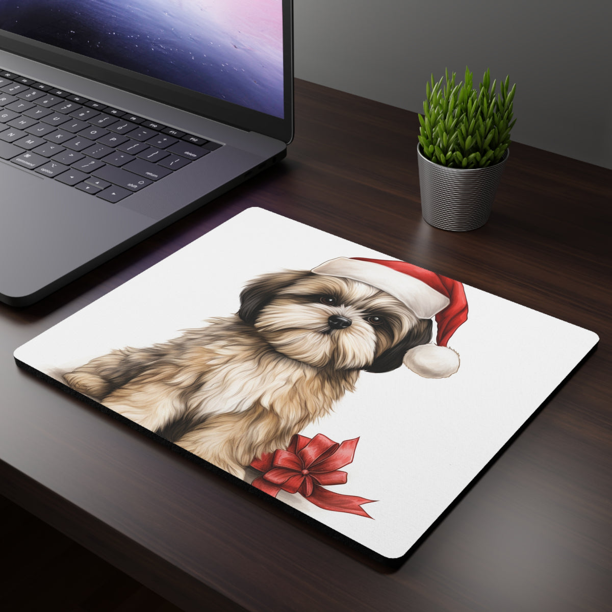 Mouse Pad - Lhasa Apso Puppy Drawing, view 3