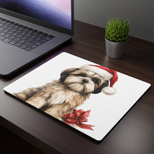DistinctInk Mouse Pad - 1/4" Foam Rubber - Lhasa Apso Puppy Drawing