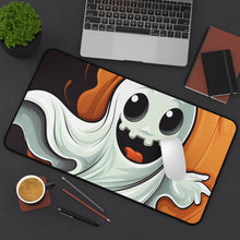 DistinctInk Desk Mat with Silly Specter Sprites Design for Halloween