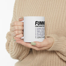 DistinctInk Glossy White Coffee / Tea Mug - Funniest Contradicting Phrases - Married