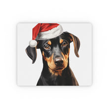 DistinctInk Mouse Pad - 1/4" Foam Rubber - Doberman Pinscher Puppy Drawing