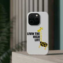 DistinctInk ToughCase for Apple iPhone, Compatible with MagSafe Charging - Livin the High Life - Giraffe