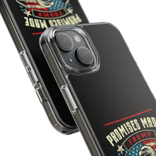 DistinctInk Hybrid (Acrylic/TPU) Clear Slim Fit Case for Apple iPhone | Trump: Promises Made, Promises Kept - Conservative