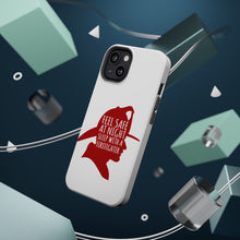 DistinctInk ToughCase for Apple iPhone, Compatible with MagSafe Charging - Feel Safe at Night Sleep with a Firefighter