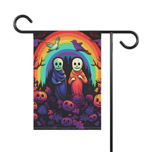 DistinctInk Garden & House Banner Flag with Living Life to the Fullest Design for Halloween  LGBTQ+ Pride