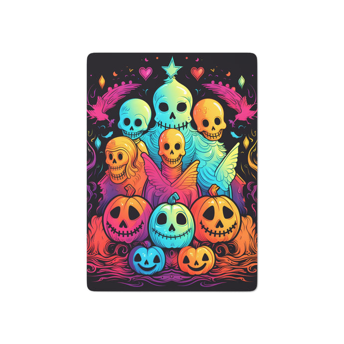 DistinctInk Playing Poker Cards with The Joy of Connecting Design for Halloween LGBTQ+ Pride