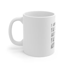 DistinctInk Glossy White Coffee / Tea Mug - In My Head, I'm Playing Drums
