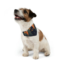 DistinctInk Adjustable Pet Banana Collar with Spooky Trick or Treating Design for Halloween