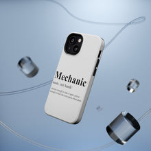 DistinctInk ToughCase for Apple iPhone, Compatible with MagSafe Charging - Mechanic Definition Hide the Extra Parts