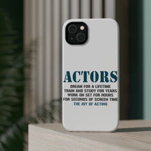 DistinctInk ToughCase for Apple iPhone, Compatible with MagSafe Charging - Actors Dream Train Study Work for Screen Time