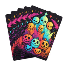 DistinctInk Playing Poker Cards with The Joy of Connecting Design for Halloween LGBTQ+ Pride