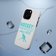 DistinctInk ToughCase for Apple iPhone, Compatible with MagSafe Charging - Hockey Making Dentists Rich Since 1875