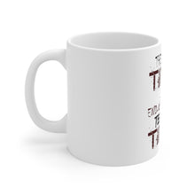 DistinctInk Glossy White Coffee / Tea Mug - There's Not Tired Like End of Year Teacher