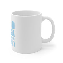 DistinctInk Glossy White Coffee / Tea Mug - I Do Yoga to Burn Off the Crazy
