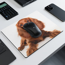 DistinctInk Mouse Pad - 1/4" Foam Rubber - Irish Setter Puppy